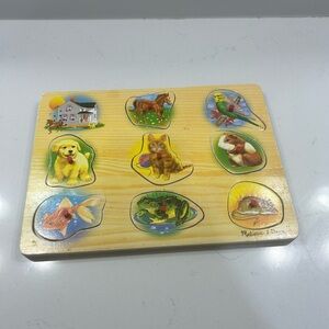 Melissa & Doug Wooden Pets Animal Puzzle